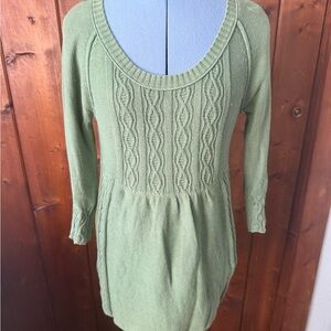 Calvin Klein Jeans medium Green Knit Sweater 3/4 sleeve